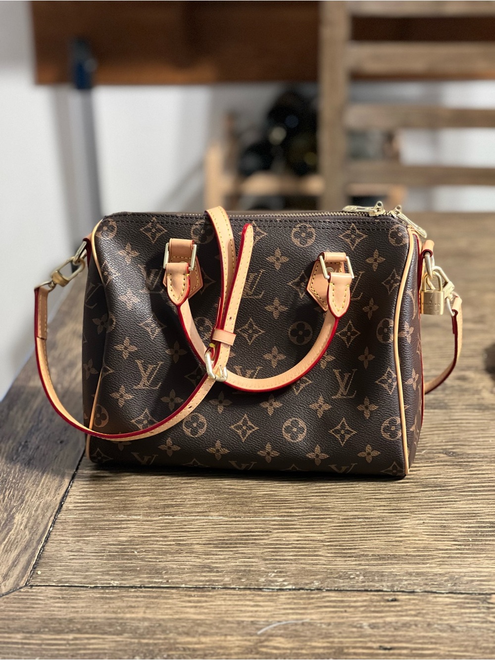 Designer alternative shoulder bag.